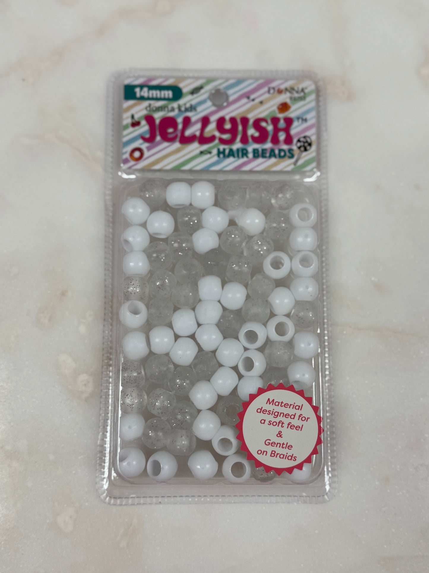 Jellyish Silicone Hair Beads 14mm