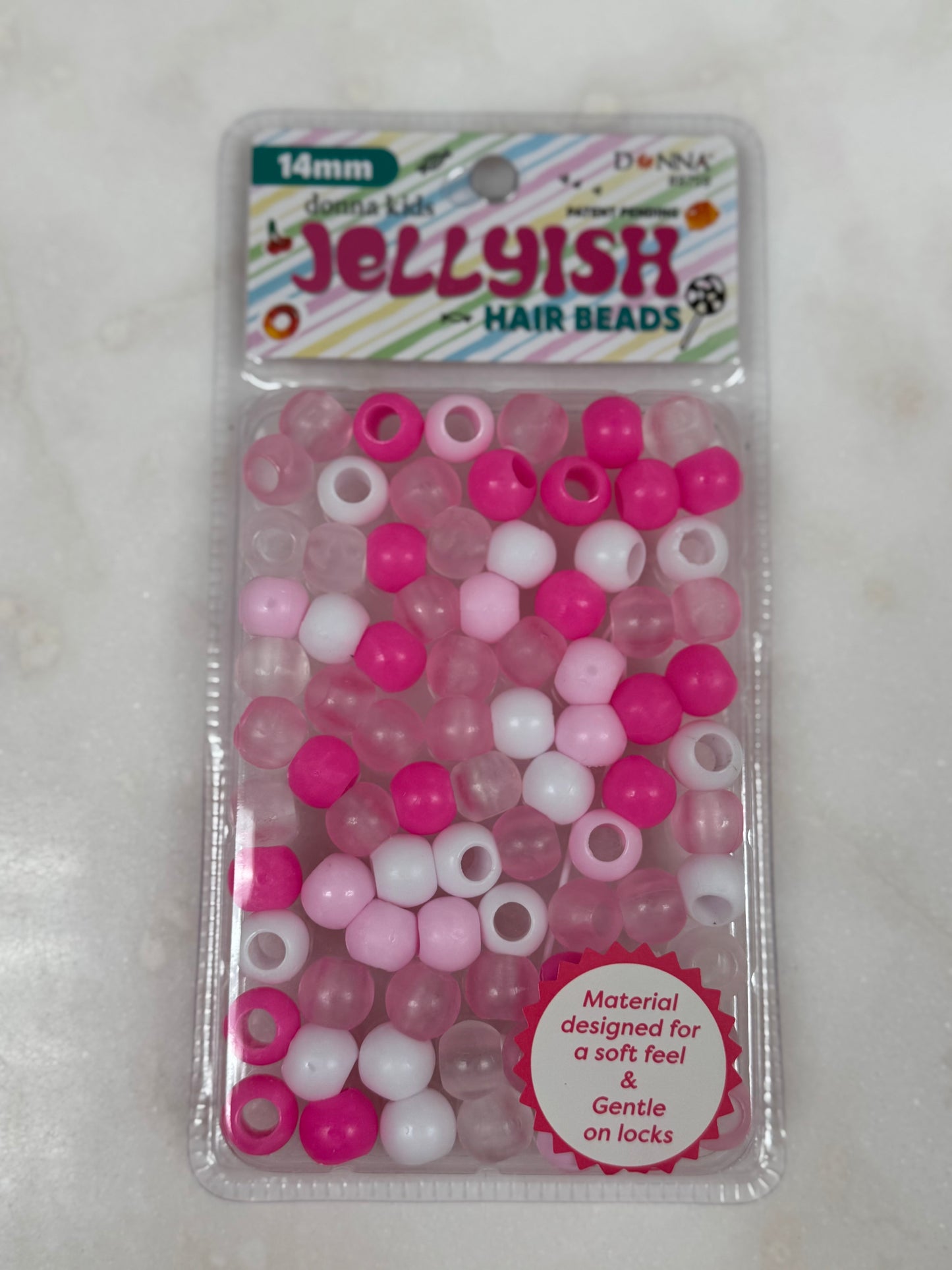 Jellyish Silicone Hair Beads 14mm