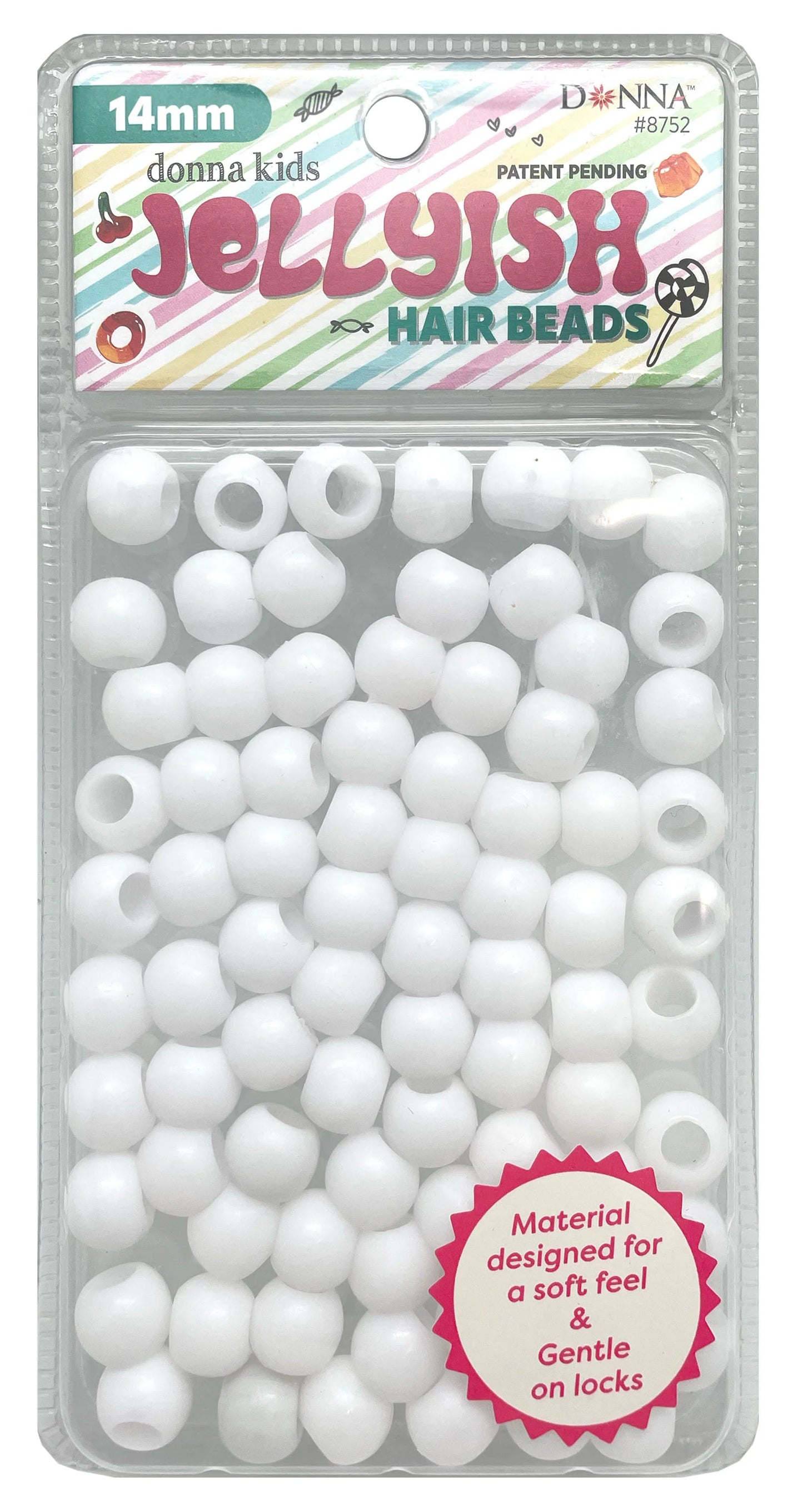 Jellyish Silicone Hair Beads 14mm