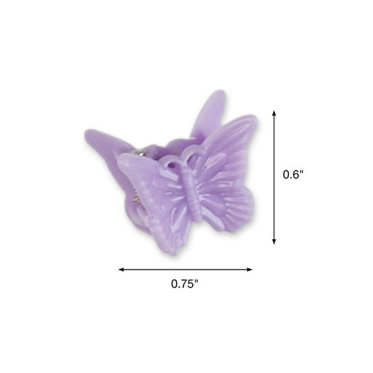 12 Pack Butterfly Claw Clips, Assorted Colors