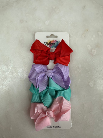 Bulk Small Bow Pack (12 Individual Packs × 4 Bows Each)