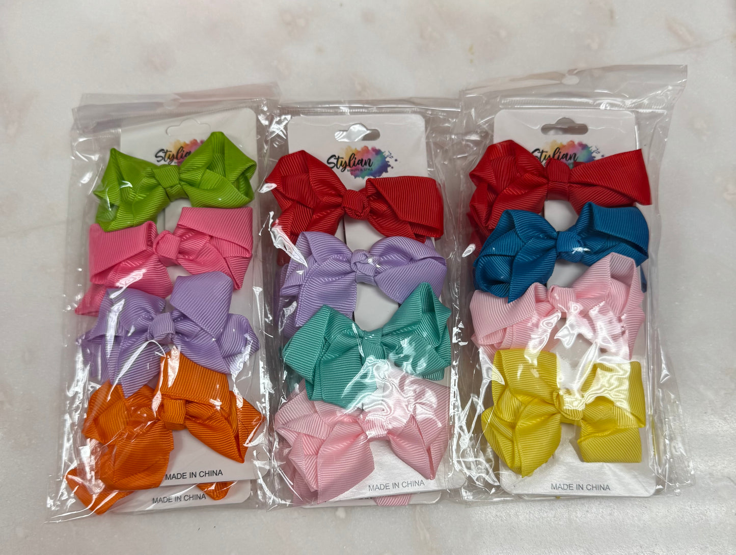 Bulk Small Bow Pack (12 Individual Packs × 4 Bows Each)