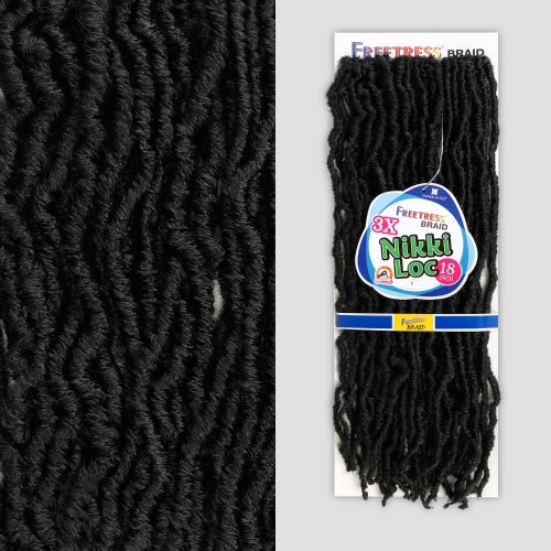 FreeTress 3x Nikki Loc 18” Crotchet