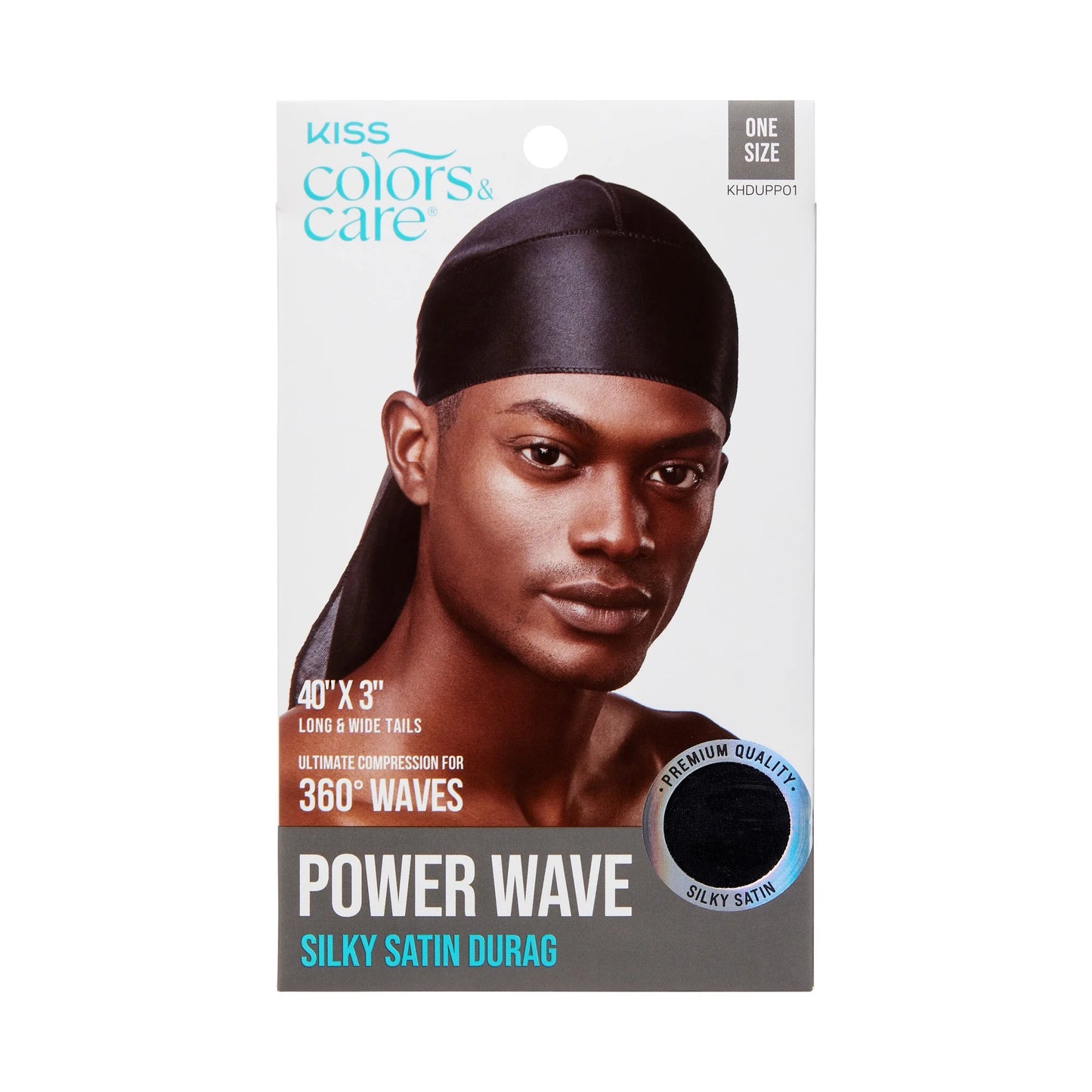 KISS Colors & Care Power Wave Silky Satin Durag