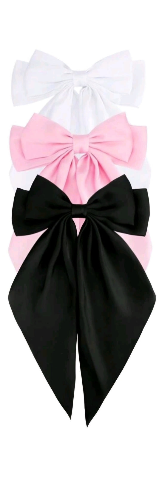 Long Tail Clip Hair Bow