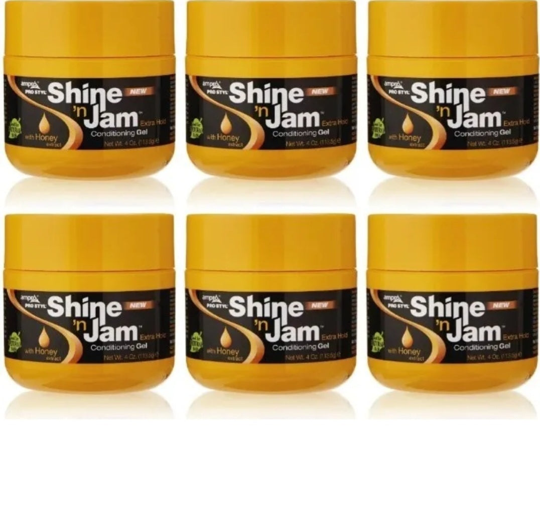 Shine’n Jam Extra Hold 4oz (Pack of 6)